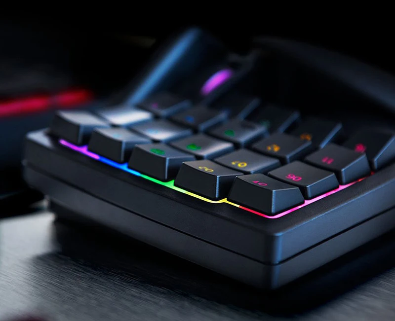 razer Tartarus V2 Chroma Mecha-мембранная Проводная игровая клавиатура 32 полностью программируемые клавиши-черный