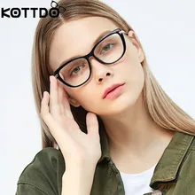 KOTTDO компьютерные очки солнцезащитные очки "кошачий глаз" в стиле ретро очки оправы для очков Для женщин мужская оправа для очков
