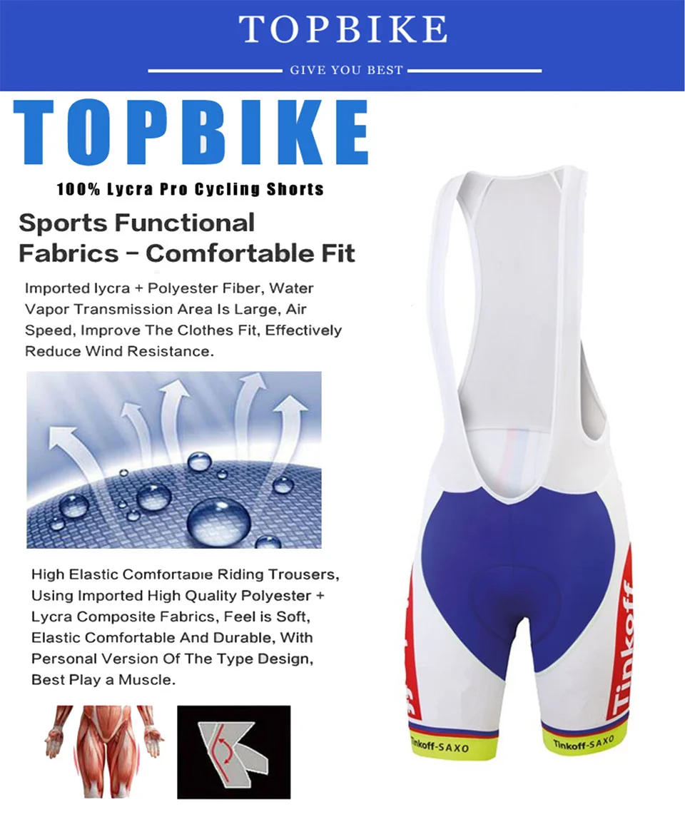 TEAM Tinkoff PRO cycling jersey bibs shorts suit Ropa Ciclismo mens summer quick dry BIKING Maillot wear