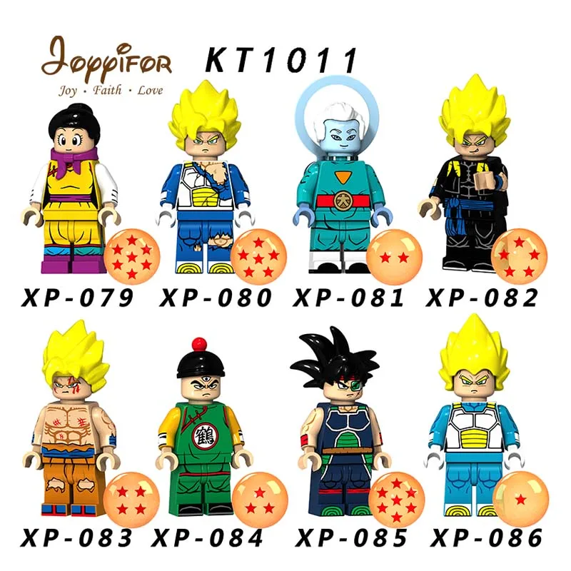 

Joyyifor Minifigure Dragon Ball Son Goku Chiaotzu Building Blocks Compatible with LegoINGlys Assemble Educational Toys Kids Gift