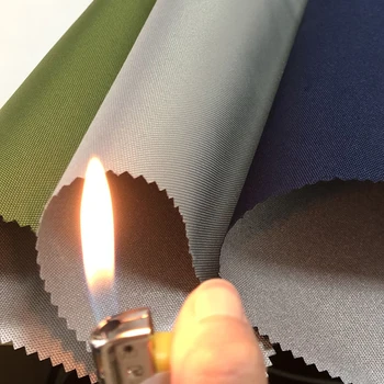 

size 1*1.5 meter 600D DTY uv silver oxford waterproof fabric Flame retardant Oxford cloth for sun shade, Folding garage