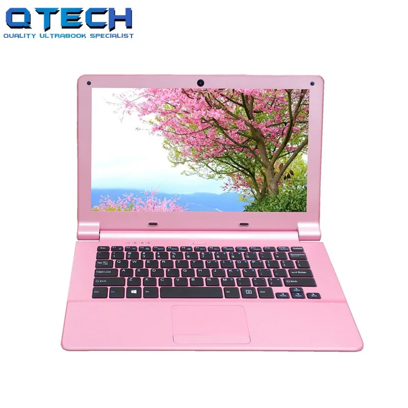 Laptop Windows10 32G SSD Ultrabook Fast CPU Intel 4 Core Light Office Student Gold Pink 4 Colour AZERTY Spanish Russian Keyboard