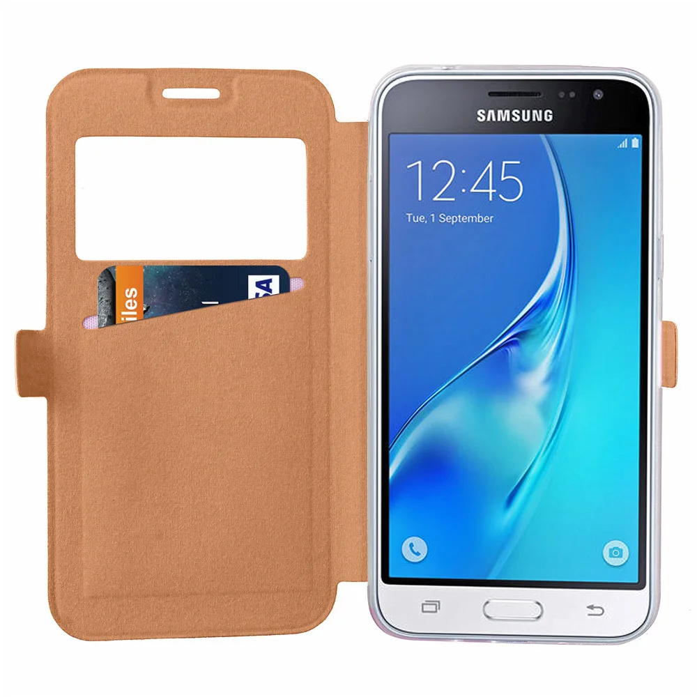 Чехол-раскладушка кожаный бумажник чехол для телефона для samsung Galaxy J3 J5 GalaxyJ3 J 3 5 16 см J320 J320F J510 J510F J520FN SM-J320FN
