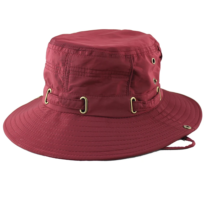 Светильник шляпа от солнца для женщин и мужчин ведро лето Рыбалка Boonie УФ Защита Боб сплошной цвет Открытый пляжная кепка упаковываемая сетка быстросохнущая