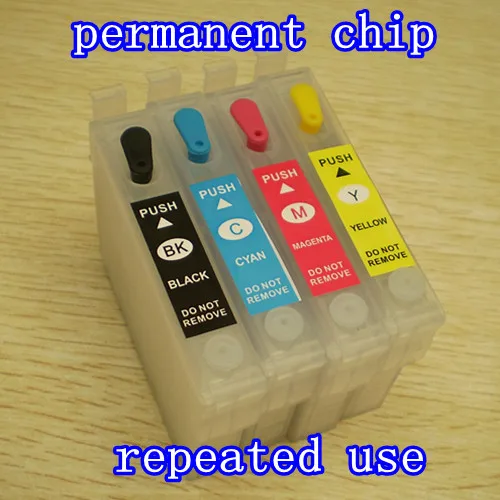T0731n t0734n T73 cartucho recargable para EPSON C79 C90 C92 CX3900 CX3905  CX4900 CX5500 TX400 TX100 impresora con la viruta del arco|refillable  cartridges|cartridge for epsoncartridge for printer - AliExpress