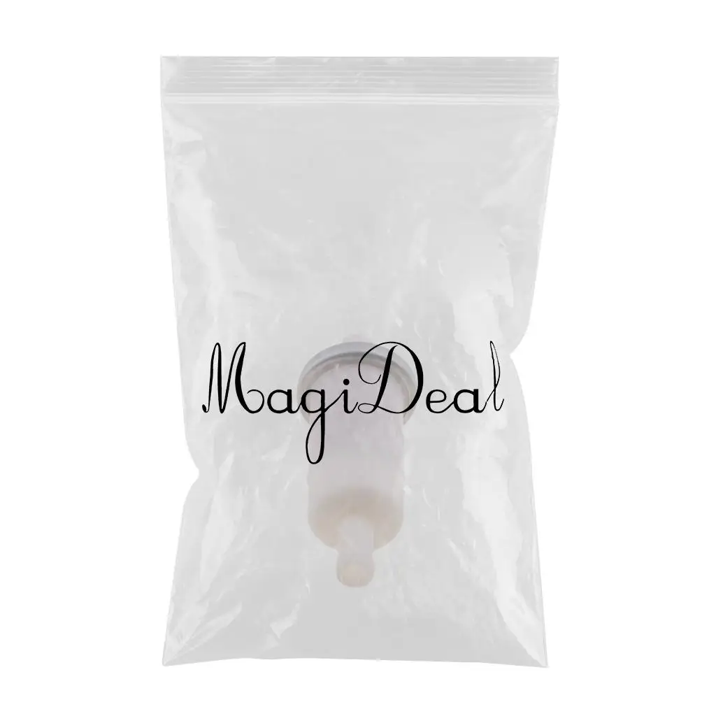 10mm Diameter Clear Inline Gas Magnet Fuel Filter for Motorcycle Scooter Aftermarket 100% Brand New High Quality