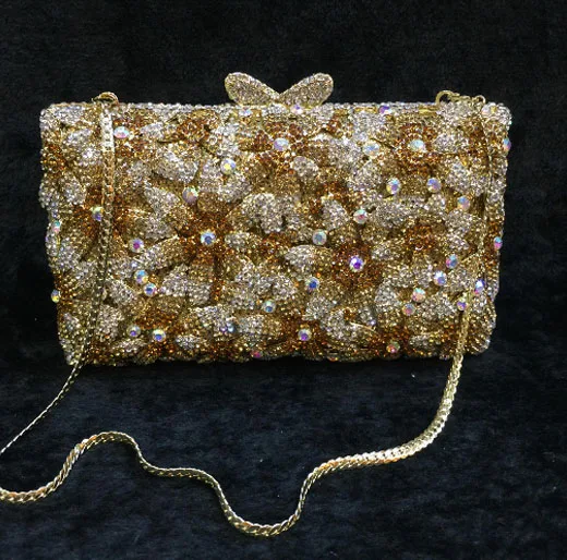 women red gold blue diamond Evening Bags gold Clutch Hard Box Clutches Bags Day Clutch party Purse wedding bridal bag women bags