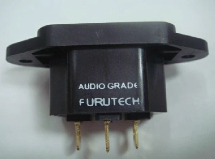 Электрическая розетка переменного тока 15A250V FURUTECH позолоченная питания 24 К задняя