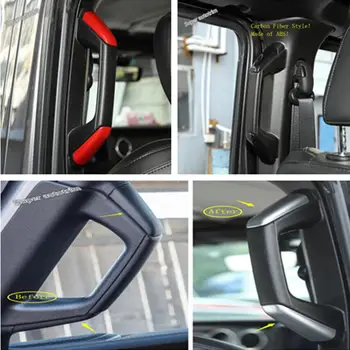 

Lapetus Upper Roof Handle Decoration Strip Accessories Interior Cover Trim ABS Fit For Jeep Wrangler JL 2 / 4 Door 2018 - 2020