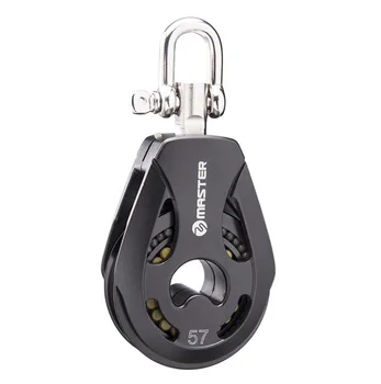 

Marine Boat Yacht Sailboat Dinghy 35mm 1 3/8 inch Double Swivel Shackle Block Small Boat Block Master BP-3503F