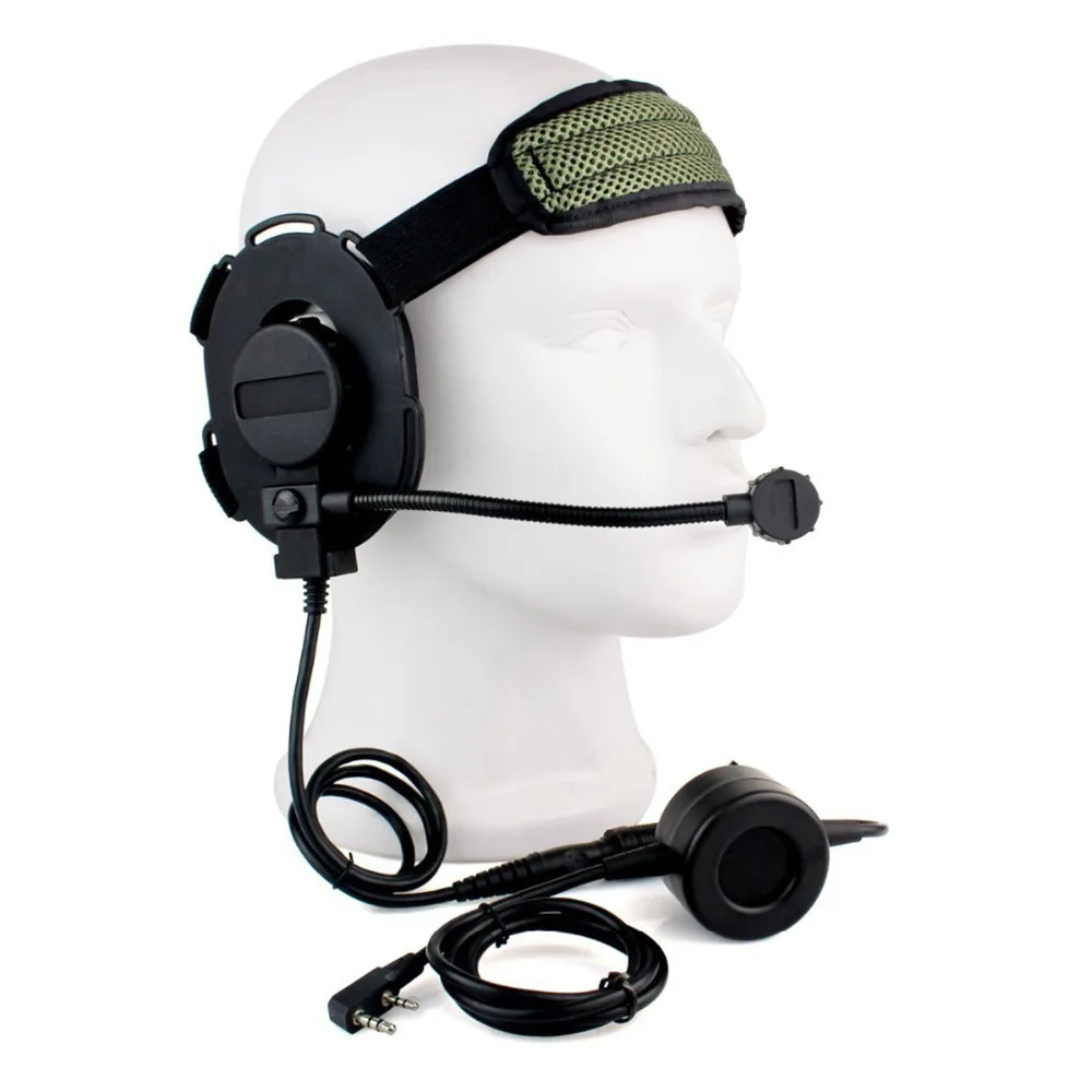 Для Kenwood BaoFeng UV 5R HD03 Z Tactical Bowman Elite II Гарнитура с U94 PTT для Radio Baofeng UV82|bowman elite ii headset|z
