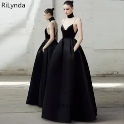 Черные вечерние платья с длинным рукавом v-образный вырез с Высоким Разрезом Вечернее платье сексуальное иллюзионное шифоновое платье