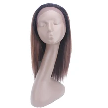 Alinova 1,5*13,5 прямые синтетические парики на фронте, 18 дюймов, доступны парики из высокотемпературного волокна, прямые парики для черных женщин