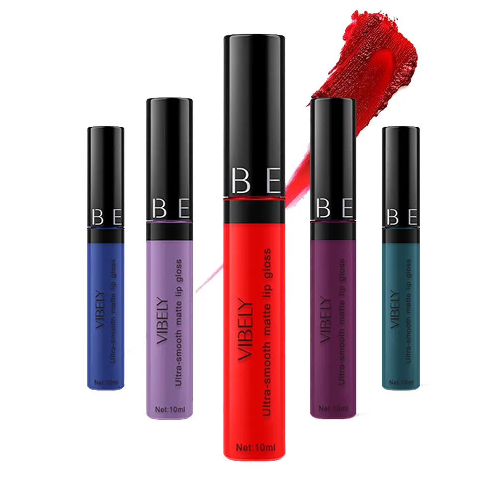 

15 Colors Matte Lipstick Long-Lasting Liquid Lip Women Fashion Matte Soft Moisturizing Lip Glaze Esmalte labial #