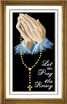 

chinese embroidery kits home accessories set for needlework cross stitch religion 14ct counted patterns prayer human European