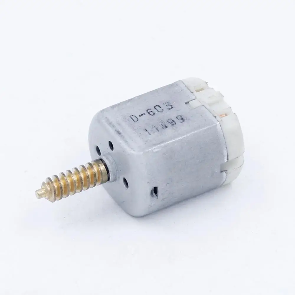 

micro carbon brush motor FC260 flat DC motor worm gear output shaft car steer ELV Door lock rearview mirror actuator motor