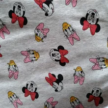 50*170 см бант Минни Дейзи Дак лоскутное трикотажное хлопковое полотно для ткани детские постельные принадлежности Текстиль для шитья Тильда кукольная ткань