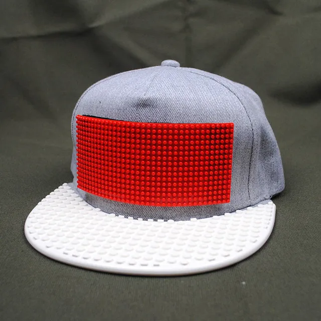 Men Customize DIY Baseball Hat Legos Cap Blocks Bricks Trucker Snapback Hat for Women Detachable