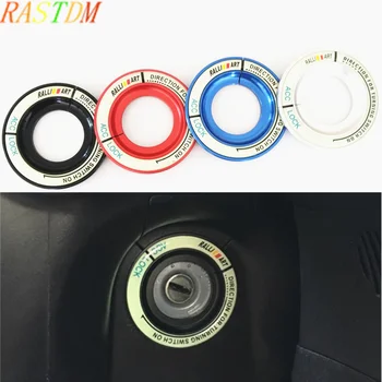 

Car Ignition Switch Keyhole Luminous Decoration Ring Cover Sticker Ralli ART For Mitsubishi Lancer/ASX/Outlander Car Accessories