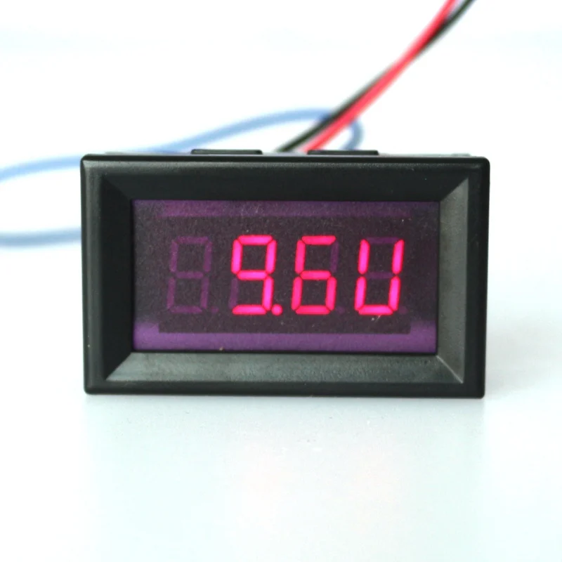 

2 in 1 Digital Tachometer Tacho Gauge Blue LED for Car Motorcycle Battery Voltage Detect Tool for Petrol Engine