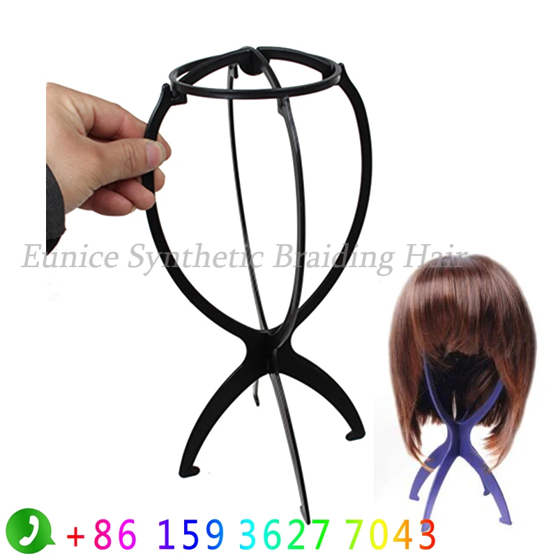 2017 Plastic Wig Stand Folding Stable Durable Wig Hair Head Hat Cap