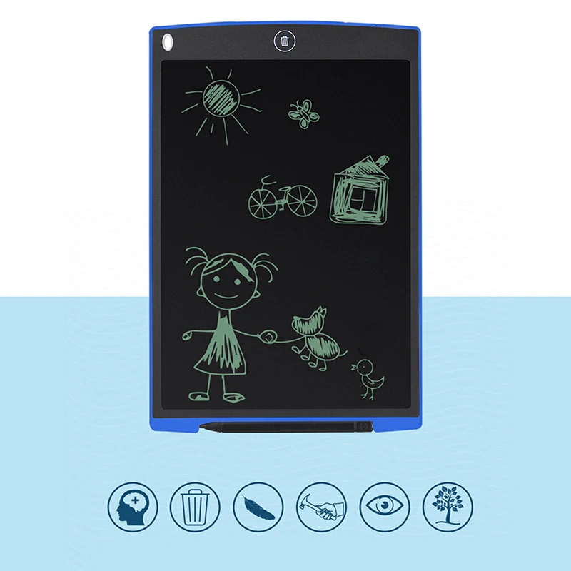 

12 inch Electronic Tablet LCD Writing Tablet Digital Drawing Tablet Handwriting Pads Board Ultra-thin Paperless Notepad