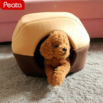 

Foldable Soft Warm Pet Cat Bed 2 Uses for Dogs Cave Puppy Sleeping Mat Pad Nest Blanket Pet Beds for Cats Bed House Cat Tent Y