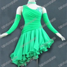 Латинский танец/Вальс Танго бальных танцев платье, девушки/женское для современных танцев/костюм для выступлений/одежда LD-0049