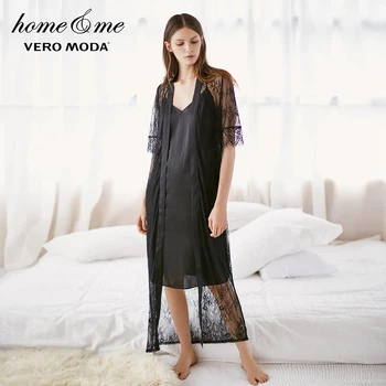 

Vero Moda Wome's Sexy Lace Fabric Gown Bathrobe | 3174R1507