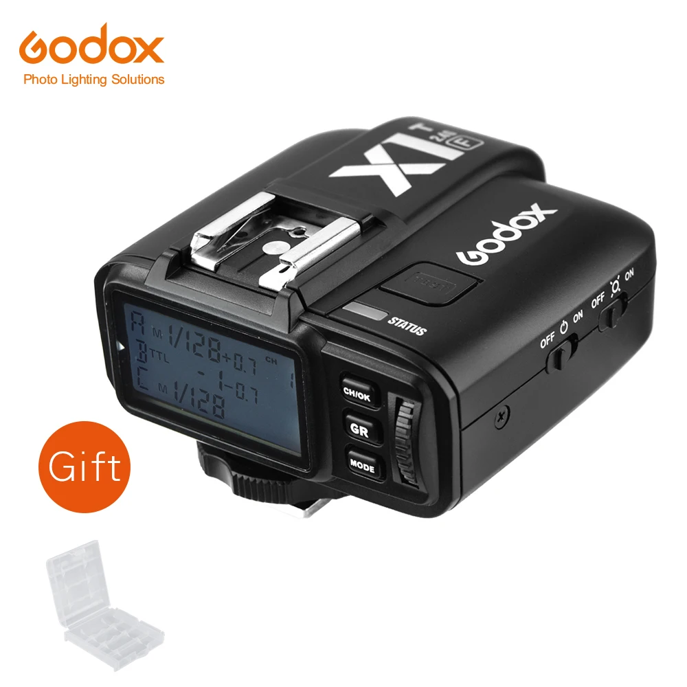 

Godox X1T-F 2.4G TTL Wireless LCD Flash Transmitter for Fujifilm Godox TT685O TT350O Camera MI Shoe (X1T-F)