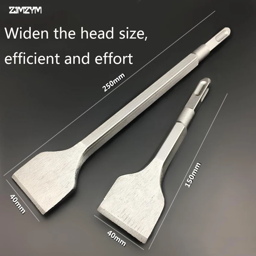 

150MM/250MM length square mini electric Hammer chisel spade drill bit for concrete/brick/wall/tile slotting drilling