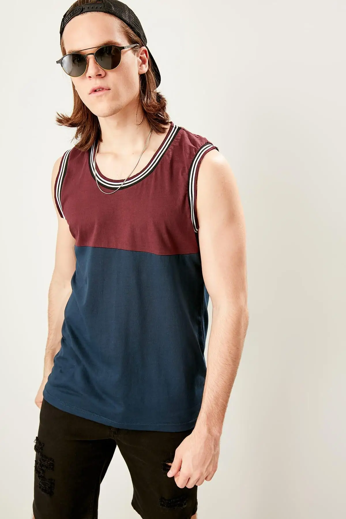

Trendyol Burgundy Men 'S Undershirt TMNSS19SE0091
