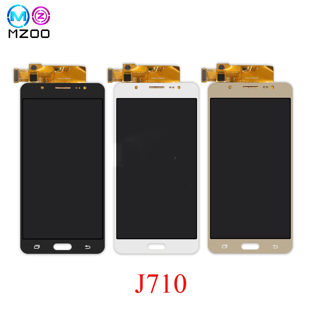 Запчасти для LCDs Samsung Galaxy J7 2016 j710 J710F J710M J710H J710FN ЖК-дисплей дигитайзер сборка