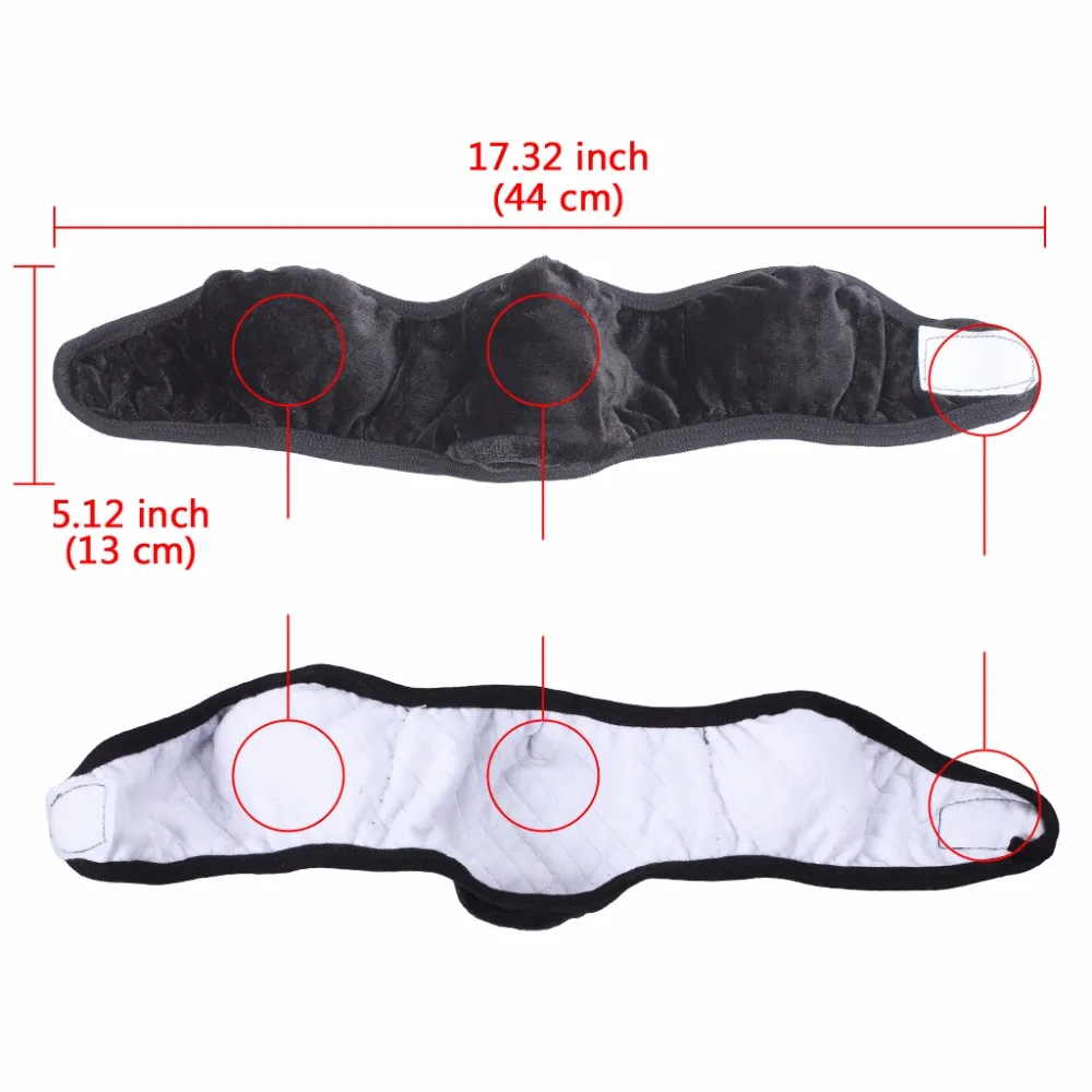 Winter Warm Ear Protection Mouth-Mask Outdoor Riding Windproof And Dustproof Protection Face Care Ear All-Inclusive Mask For Ladies  Black (2)