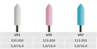 Polidor de Borracha Brocas de Polimento Borracha de Silicone para Resina Caixa Dental Grandes Burs Acrílica 100 Pçs - 13 Borracha de silicone para Resina Acrílica