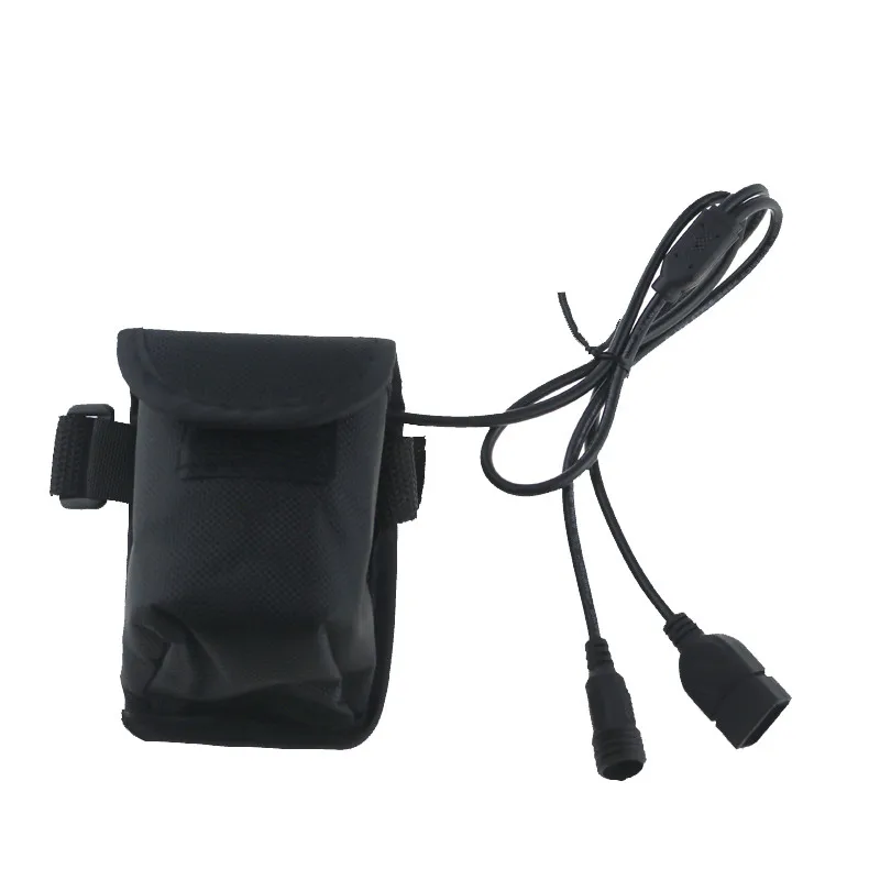 Top USB + DC Port 8.4V 20000mAh 4x 26650 Battery Pack With Screw Thread + Charger Plug for Bike Light Solarstorm X2 X3 T6 ECT 1