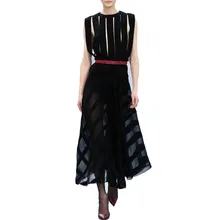 Frauen Lange Verbandkleid, Figurbetontes Kleid Bodenlangen Neueste Cocktail Party Kleid 2365 XS S M L