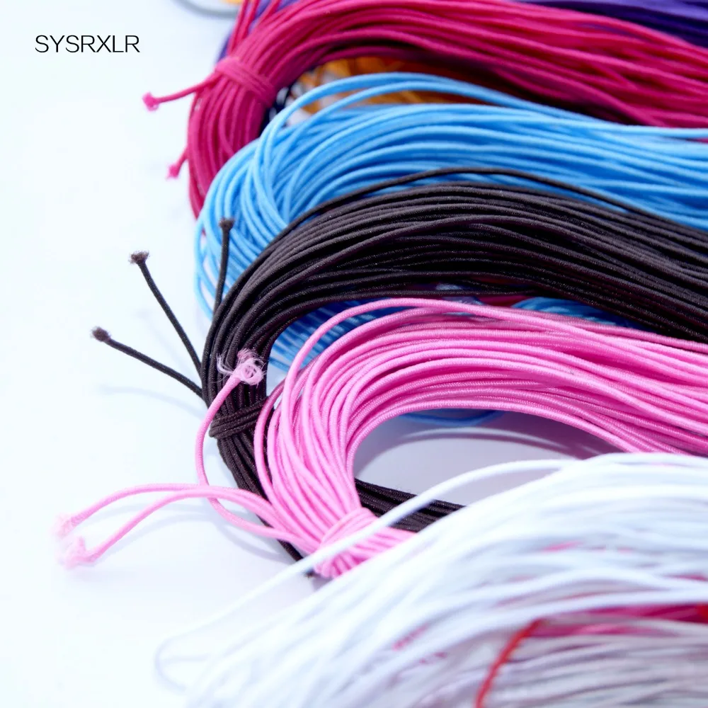 Эластичные бусины стрейч для браслета 9 цветов 25 метров 0 6 мм|beading elastic|cord stringrope bead |