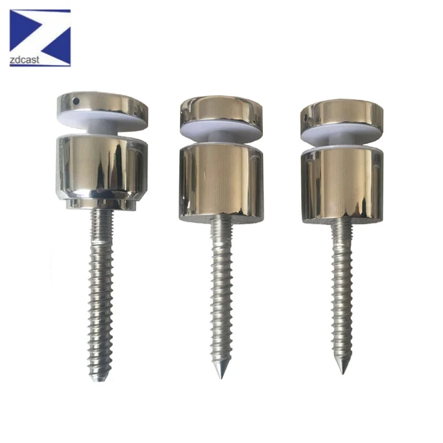 304 Baluster Clip Handrail Railing Stainless Steel Glass Bracket Clamp