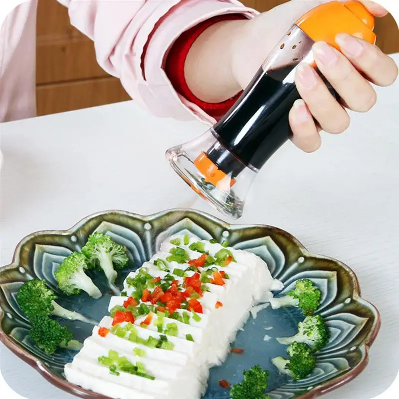 1PCS Kitchen Baking Olive Oil Sprayer Oil Spray Empty Bottle Vinegar Bottle Dispenser Cooking Salad BBQ Leak-proof Cruet