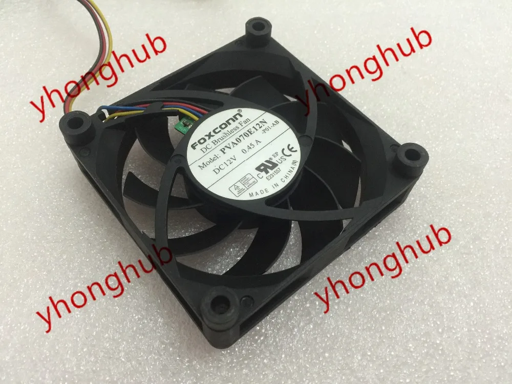 Foxconn PVA070E12N -P01-AB DC 12V 0.45A 70x70x15 мм вентилятор охлаждения сервера | Компьютеры и офис