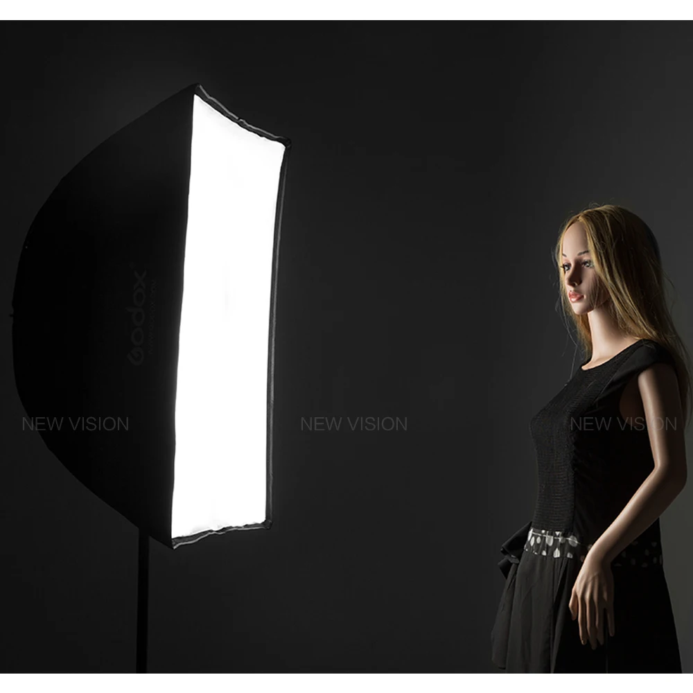 Godox портативный 60*90 см 2"* 35" фото-зонт софтбокс Отражатель для вспышки Speedlight(только софтбокс