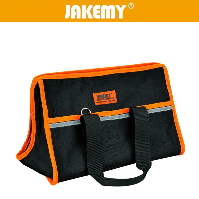JAKEMY Large Professional Tool Bag Multifunctional Electrician Tool Bag 35.5x23x23cm JAKEMY Large Professional Tool Bag Multifunctional Electrician Tool Bag 35.5x23x23cm