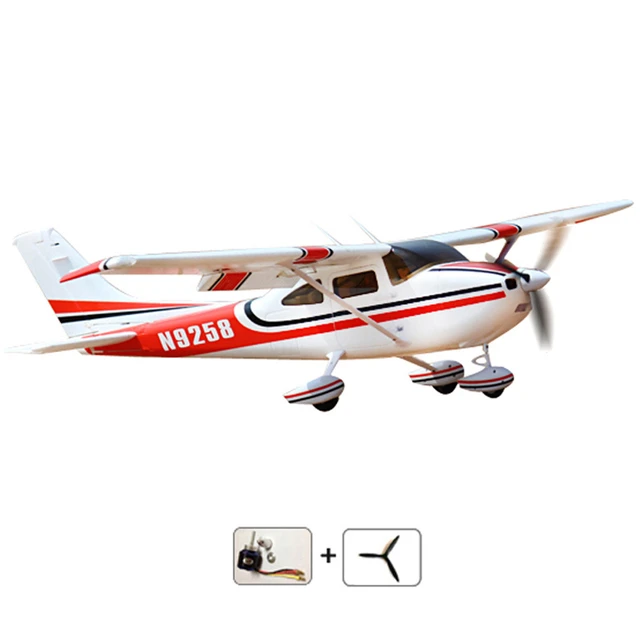 Rc Airplane Cessna 182 Frame With Motor Epo Control Aeromodel Model Airplanes Aeromodelo Eletrico Hobby Toy Rc Airplanes -