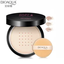 Бренд BIOAQUA, рассыпчатая пудра, отбеливающая, мягкий светильник, шелковое покрытие для лица, пудра, полупрозрачная матовая основа для макияжа