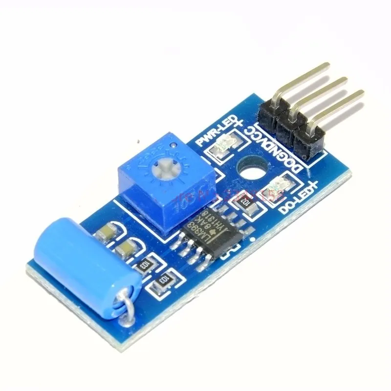 

Thinary Electronic 1pcs Vibration Sensor Module Normally Closed Type SW420 Vibration switch alarm sensor module