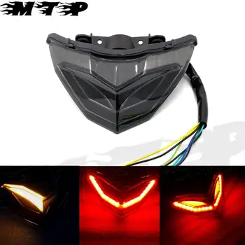 

ABS Smoke LED Brake Taillight Turn Signal Indicator Rear Lamp for Kawasaki Ninja 250R 300 EX300 Z250 Z300 2013-2015 Motorcycle