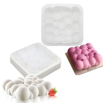 

DINIWELL 3D Sky Cloud Silicone Cake Mold Baking Mould For Chocolate Mousse Chiffon Pastry Dessert Bakeware Pan Decorating Tools