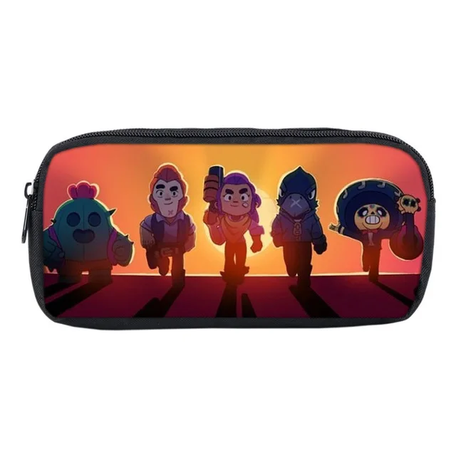 

2019 Hot Game Brawl Stars Bags Students Pen Bag Casual Pencil Pouch For Boys Girls School Gifts Game Anime School Pouch Bags