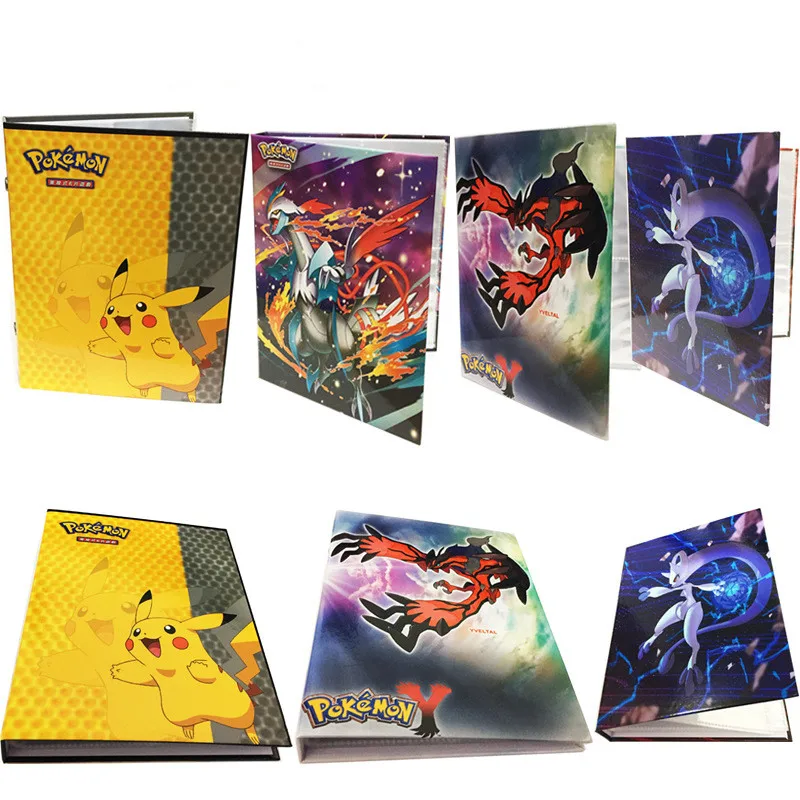 Коллекция Пикачу Pokemon cards альбом книга Топ загруженный список игральных карт pokemon держатель Альбом игрушки для нового подарка